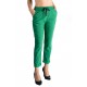 Pantaloni Casual Verde, Snur In Talie Ariana,Marime Mare
